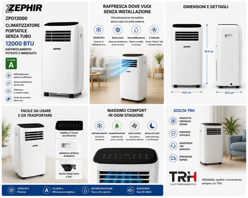 Zephir zpo12000 climatizzatore - zephir,